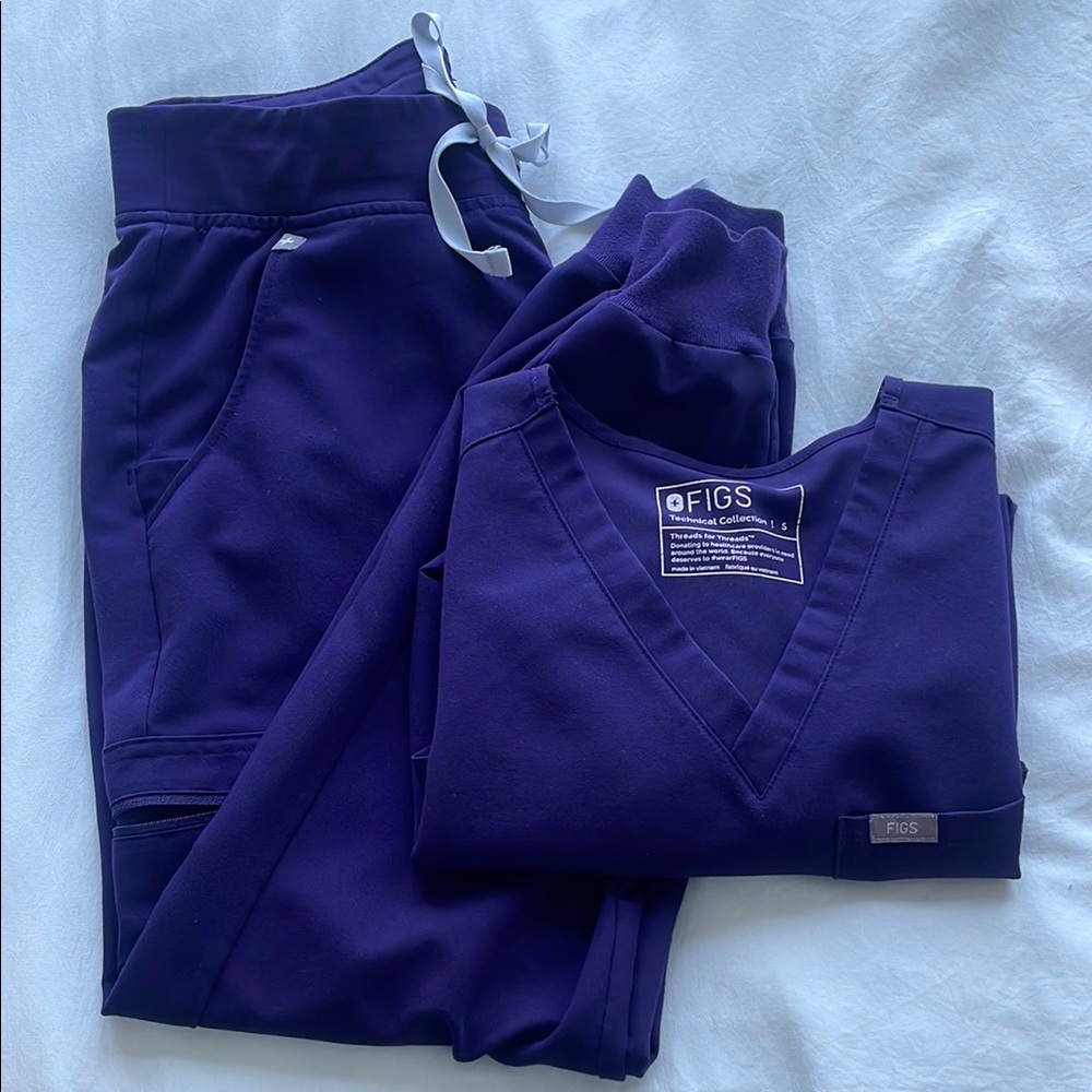 Figs Purple Jam Scrub Set